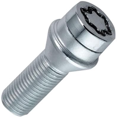 McGard Boulons Antivol SU (Standard) M14 X 1,50, Embase Conique, Longueur de la Tige 27,3 mm, Longueur Totale du Boulon 50,3 mm, Ouverture de la Clé 17 mm, Diamètre de la Clé 25,8 mm