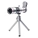 Produktbild Handy Objektiv 18 x Zoom Lens, WIFUN Schutzhülle Optische Universal manueller Fokus Teleskop Kamera mit Klemme Universal für iPhone, Samsung, Huawei, Smartphone(silbern)