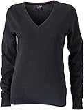 JN658 Damenpullover V-Neck Damen Pullover Baumwolle