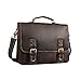 Produktbild SPEUTO Vintage Echtes Leder 16"Laptop Aktentasche Messenger Crossbody Tasche Schultertasche Computer Taschen Büro Taschen Zipper