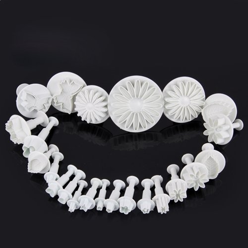 TOOGOO (R) 5 Muster, 33/ 23/ 41/ 27 Stueck Cookie Keks Stempel Cutter Embosser Kuchen Form Zuckerfertigkeit Optionen - 2