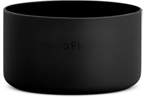 Hydro Flask - Bota de Silicona Flexible - Funda Protectora de Silicona - Cubierta Inferior Antideslizante para Botellas de 946 ml / 1,183 ml - Mediano - Black