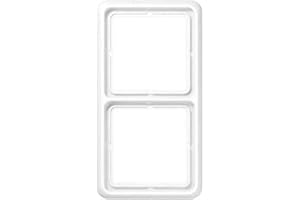 Jung CD582WW, Mascherina per prese, 2 moduli