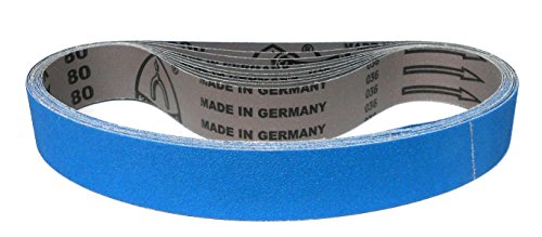 10 x Klingspor Schleifband CS411X | 40 x 760 mm | P36-P120 | Zirkonkorund (Korn 120 - P120)