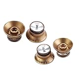 Material: Acrílico Almencla Perilla de Interruptor de Control de Tono Volumen de Guitarra