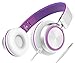 Produktbild Sound Intone MS200, faltbarer On-Ear Hi-Fi Kopfhörer, 3.5mm Klinkenstecker(Weiß/Violett)