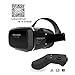 Produktbild VR Brille,3D VR Headset 3D VR Brille Virtuelle Realität Headset Virtual Reality Brille Headset für 3D Filme und Spiele, Brille Video Movie Game Brille 3D Virtual Reality Glasses + Bluetooth Controller ,Kompatibel mit 4 ~ 6 Zoll Smartphones, iPhone 6 6s 7, Samsung Note 5, S6 Edge Plus