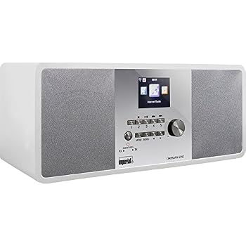 Radio Internet Imperial DABMAN I200 - DAB+/FM/WLAN/LAN | Écran Couleur 2.8", Réveil, Météo | Blanc Avec Télécommande