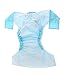 LukLoy - Teen / Adults Cloth Diapers with 2pcs Inserts for Incontinence Care -Dual Opening Pocket Washable Adjustable Reusable Leakfree (Blue)