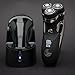UJS 972 Wet/Dry Triple Rotary Washable Shaver with LCD battery indicator and Side Trimmer