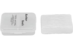 SONEW Alum Block with Storage Case, Portable Men Skin Care Post Shave Stone for Cuts Nicks, After Shave Stone for Home Travel