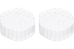 ACOUTO Wundversorgungsverbönde, 100 Stück Zahngaze Hochsaugföhige Rollen Gerollter Wattebausch Zubehör für Mund-Nasenbluten