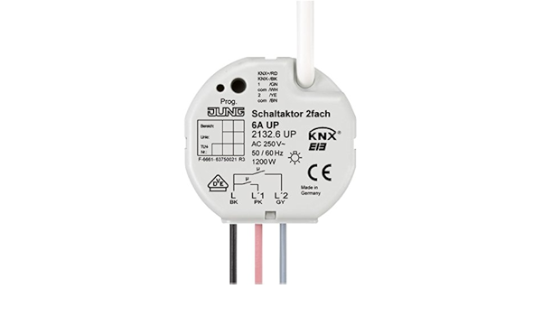 Jung 2132 6up Knx Switch Actuator Up 2 Way Amazon Co Uk Diy Tools