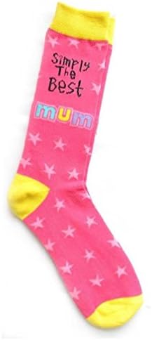 Simply The Best Mum Socks Birthday Christmas Mothers Day Novelty Gifts Present