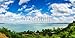 Produktbild Poster-Bild 140 x 70 cm: "View of Balaton lake from Tihany abbey - Hungary", Bild auf Poster