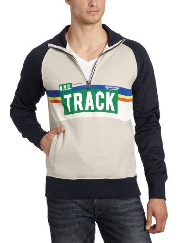 JACK & JONES Herren Sweatshirt 12058222 HEROLD SWEAT, Gr. 54 (XL), Mehrfarbig (BONE WHITE)