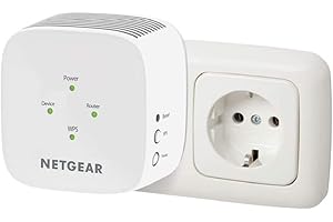 NETGEAR Répéteur WiFi Puissant (EX3110) | Amplificateur WiFi AC750 | WiFi Extender couvre jusqu'à 90m²| Repetiteur WiFi Supprimez les Zones Mortes | WiFi Booster Compatible toutes Box internet