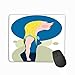 Produktbild Non-Slip Rubber Mousepad Gaming Mouse Pad 11.81 X 9.84 Inch Illustration Blonde Stubborn Woman