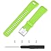 Produktbild Armband für Garmin vívosmart HR+, FNKDOR Silikon Band Wechselarmband Ersatzarmband für Garmin vívosmart HR+ Fitness-Tracker (Grün)