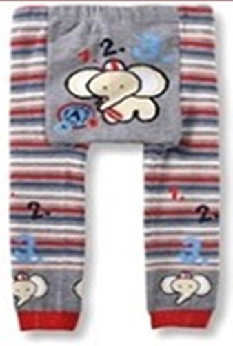 BABY TODDLER INFANT LEGGINGS TIGHTS PANTS UNISEX WITH ADORABLE ANIMAL DESIGN ELEPHANT SMALL