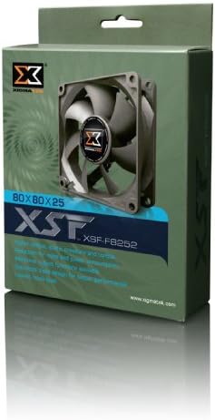 Xigmatek80MM Black Computer Fan, 3.75 Inches, Desktop Compatible