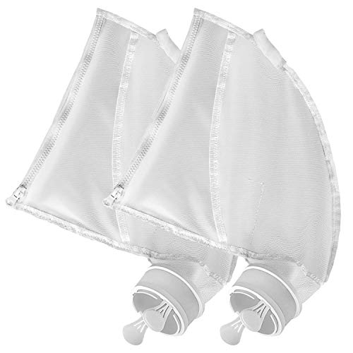 MUSCCCM Sacs pour Nettoyeur de Piscine en Nylon, Remplacement de Sac Zipper pour Polaris 280 & 480 Sac de Filtration Universel pour Sac de Nettoyage 280 Sacs de Rechange Polaris