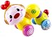 Early Education 6 Month + Olds Baby Toy Press And Crawl Inchworm Baby Toy with Lights and Music for Children & Kids Boys and Girls