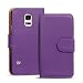 Produktbild Samsung Galaxy S5 Mini Bookstyle Hülle, Conie Mobile PU Leder Schutzhülle Handytasche Bookcase Tasche Premium Klapphülle in Lila