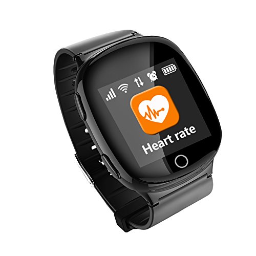 VIDIMENSIO® GPS-Telefon Uhr „Paladin – schwarz (Wifi)“ für Kinder und Jugendliche / Personenschhutz / SOS Notruf + Telefonfunktion / Live GPS Ortung der Uhr / Tracker Uhr / GPS Uhr / GPS + WIFI + LBS Positionierung / funktioniert im ganzen Europa, inkl. deutsche Bedienungsanleitung, deutsche Tracking App am Handy, deutscher Support / voll kompatibel mit allen iPhone / Android Smartphones - 3