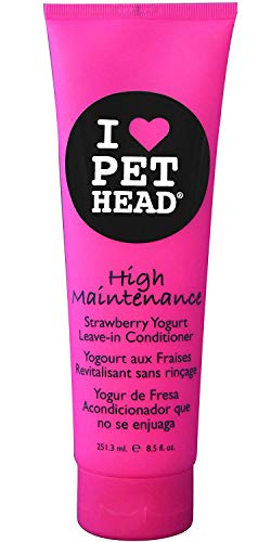 Pet Head Chien Démêlant High Maintenance Parfum Yaourt aux Fraises 251.3 ml