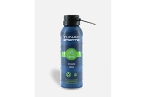 TUNAP SPORTS. Chain Wax - Cera per catena da bici. Ideale per una lubrificazione a secco per bici. 125ml