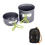 Hochwertiges Kochgeschirr-Set für 1-2 Personen