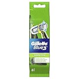 Gillette Blue3 Sensitive Skin - Disposable Razors - Resealable Bag of 8 Razors