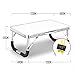 Produktbild Yingui Laptop Bett Tisch, Tragbare Stehtisch, Frühstückstablett, Laptop Stand Buch Lesen Schreibtisch Freizeit Stehen Sofa Boden Kinder-60 * 40 * 27 cm (Color : White)