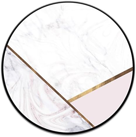 Custom Expanding Stand and Grip Socket,Pop Mount Rotatable Sticky Holder for Smartphone and Tablets - Rose Gold Marble Swirl &amp; Blush Pink Bronze Black