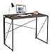 Produktbild JKL-Lapdesks Klapp-Computer-Schreibtisch Büro-Arbeitszimmer einfach faltbar PC-Tisch Industrie-Stil Laptop Notebook braun, 100 * 50 * 75cm