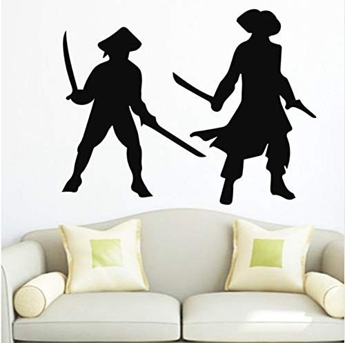 Preisvergleich Produktbild Wohnzimmer Wandaufkleber Flowersknight Warrior Wandaufkleber Kinderzimmer Wohnzimmer Lego Mittelalterlichen Drachen Slayer Schwert Soldat Armee Wandtattoo Schlafzimmer Vinyl Dekoration 58X44Cm