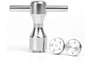 Gofotu Golf-Gewichte-Set, 2 Stück, 5 g/10 g/15 g/20 g/25 g/30 g/35 g/40 g, für Titleist Scotty Cameron Putter Newport (2 Stück 5 g + Schraubenschlüssel)