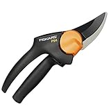 Fiskars UK 1000574 P94 (L) PowerGear Pruner Bypass - Black (Garden &amp; Outdoors)
