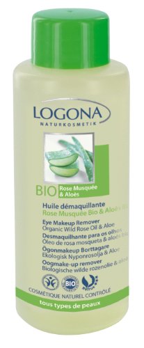 Logona Organic Wild Rose and Aloe Eye Make Up Remover Oil 100 ml
