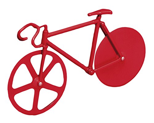 Doiy Design dyfixiere Pizzaschneider Fixie Pure Stahllegierung rot 22,5 x 4 x 13 cm