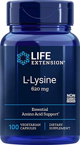 Life Extension, L-Lysine, 620 mg, 100 Capsules