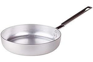 BALDASSARE AGNELLI Pentole Agnelli PCMX01140 Padella Alluminio Manico Inox, Argento, 40 cm
