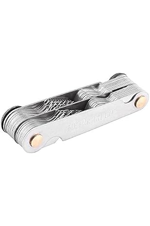 Calibro Per Filettatura A Vite In Acciaio Inox - 12 Angoli Da 29° A 90°, Spessore 2 Mm, Per Torni E Misurazioni Di Precisione
