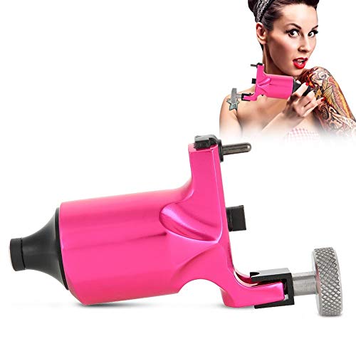 Tattoo Machine Gun, Shader Liner Professional Rotary RCA Interface & CNC Precision Carving Function Strong Motor Makeup Tool for Shader Supply Equipment and Artists