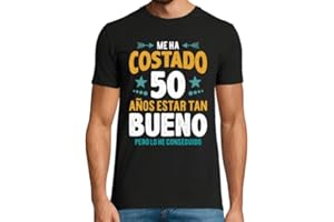 latostadora Camisetas Regalo 50 Cumpleaños Hombre - Camiseta 50 Años Hombre - Camiseta Graciosa Regalo Cumple - Regalos Originales Hombre 50 años - Ideas para Cumpleaños 50 Años