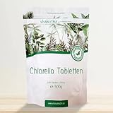 VivaNutria Chlorella Presslinge 500g | aus kontrolliertem Anbau I 2000 Chlorella Tabletten ohne Zusätze - rein & natürlich I 