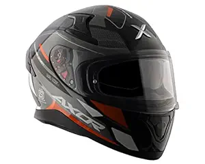 axor Apex Turbine Helmet (L, Black Orange Grey)