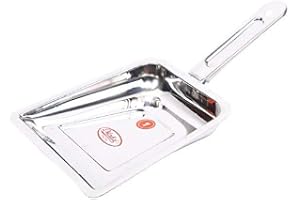 JGS Stainless Steel Cleaning Dustpan, Supdi, Scoop, Kachra Uthane ka soop, Silver, Pack of 1