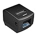 Produktbild WELQUIC Thermodrucker Drucker ESC/POS Printer Bondrucker Ethernet + USB + Kassenschublade Thermodrucker für 80 x 50mm und iOS Android Windows, 300mm/s